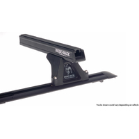 Rhino-Rack Heavy Duty RLTF Trackmount Black 2 Bar Roof Rack JA0528