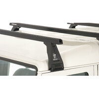 Rhino-Rack Heavy Duty RL210 Black 3 Bar Roof Rack for LandRover Defender 110 4WD