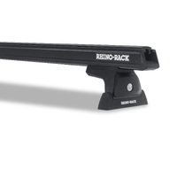 Rhino-Rack Heavy Duty RLT600 Black 2 Bar Roof Rack Front/Middle JA8219