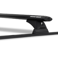 Rhino-Rack Vortex RCH Trackmount Black 2 Bar Roof Rack for Nissan Terrano II 4dr