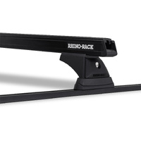 Rhino-Rack Heavy Duty RCH Trackmount Black 2 Bar Roof Rack for Mazda BT50 4dr