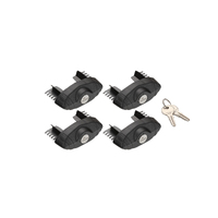 Rhino-Rack Vortex Locking End Caps fits Vortex Roof Rack 4 Set